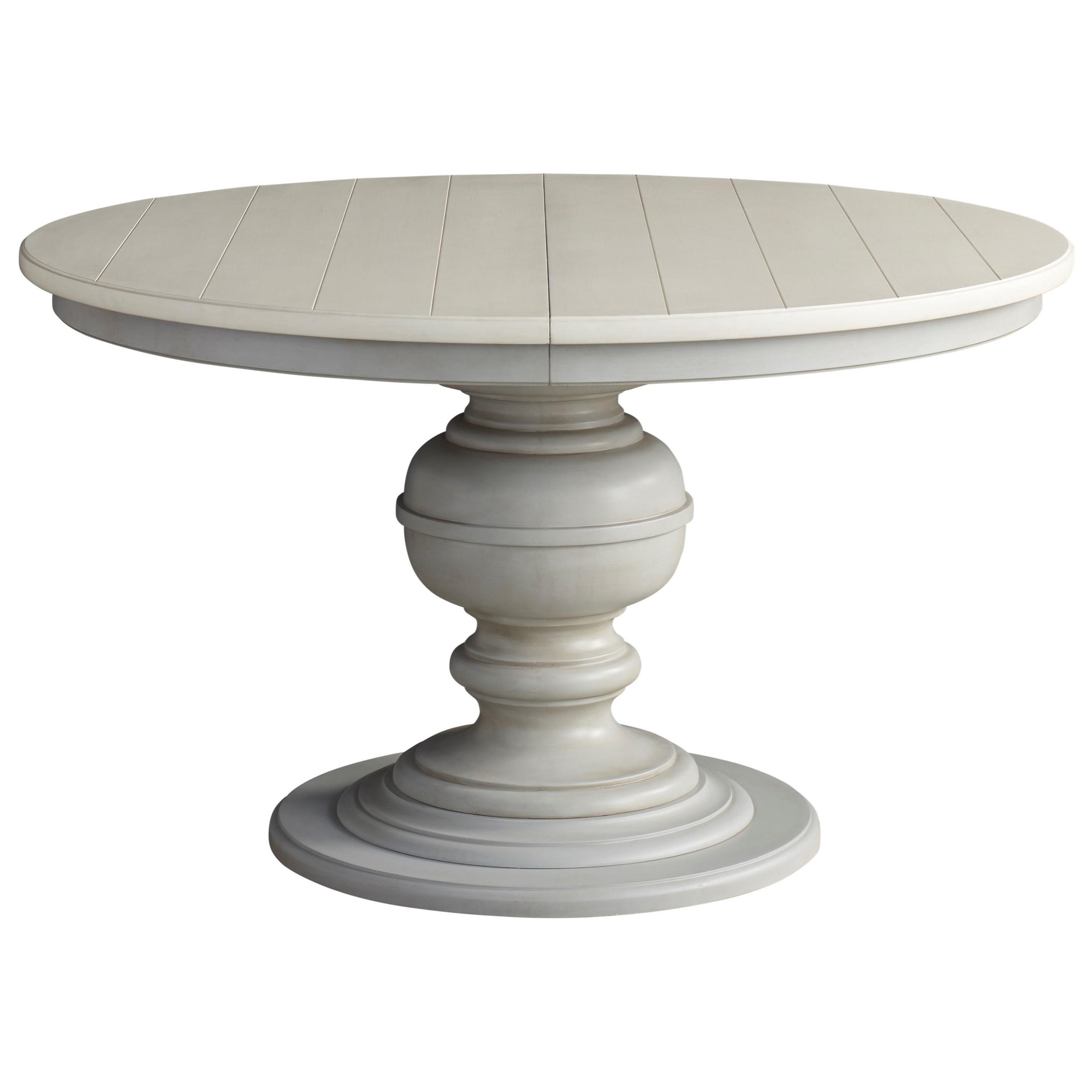 Universal Summer Hill Round Pedestal Table | Malouf Furniture Co ...